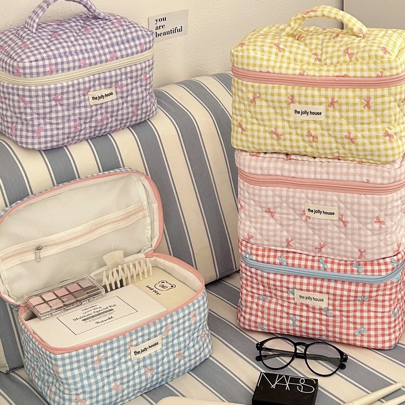 Милая косметичка в клетку с ба – обзор и цена Skincare B Erl