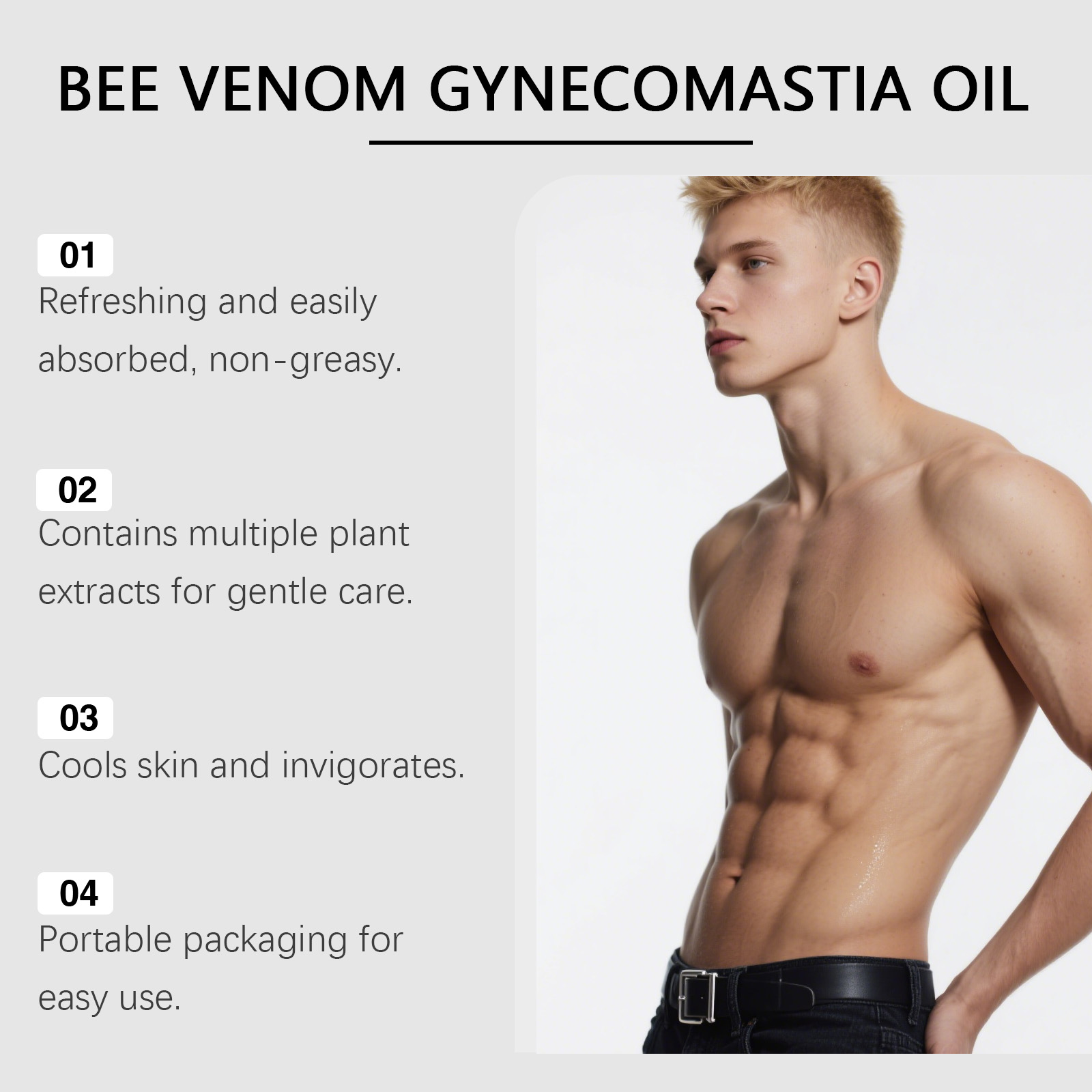 Масло для гинекомастии с пчели – обзор и цена Skincare Natur E