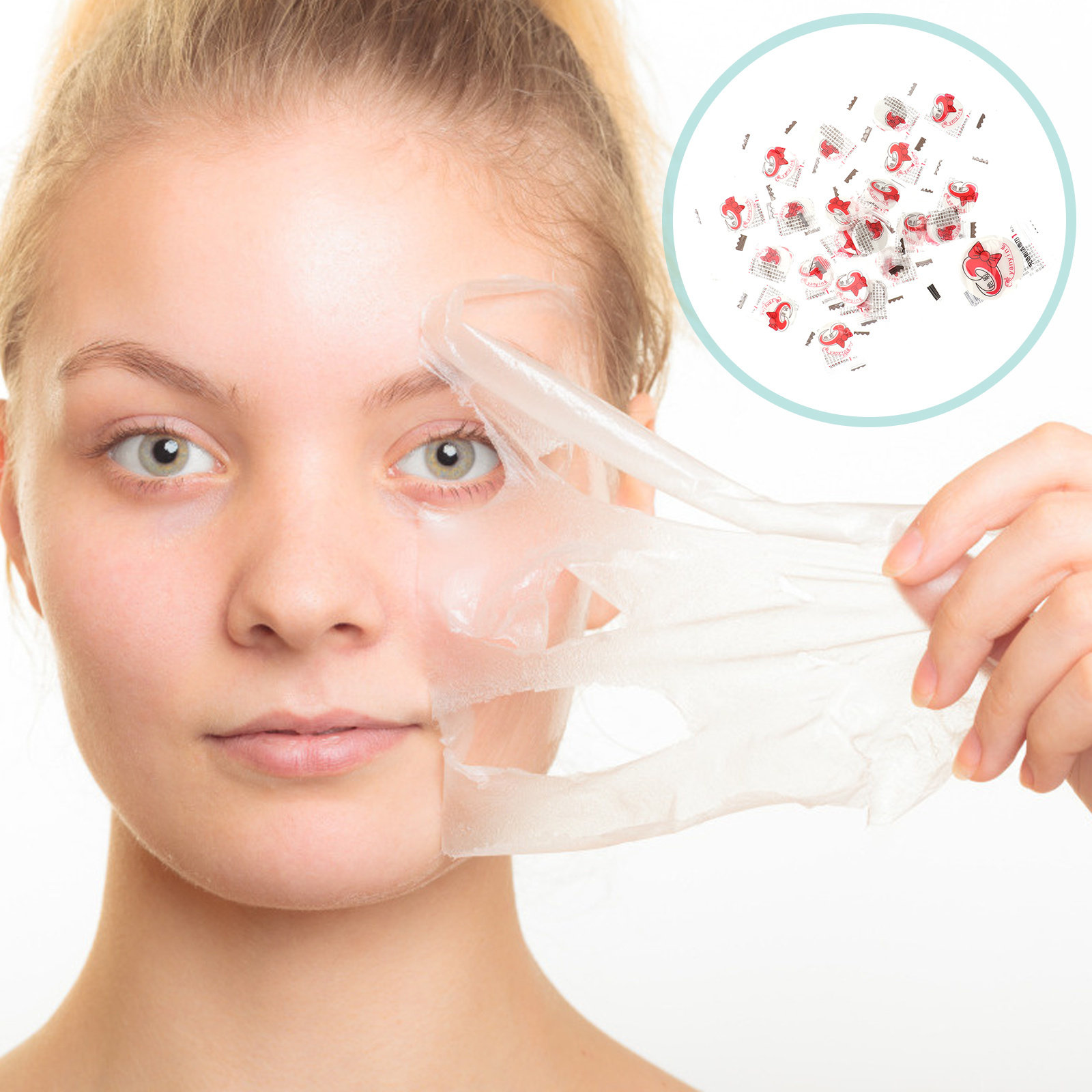 100 шт. сжатых масок для лица  – обзор и цена Skincare Natur E
